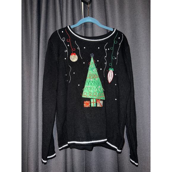 Ugly Christmas Sweater Xmas Size Large - Picture 1 of 3